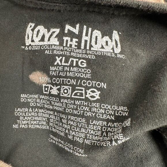 NWOT Hot Topic Tie Dye Black Tan KISS Boyz N The Hood Graphic T-Shirt - Size XL - Picture 4 of 5